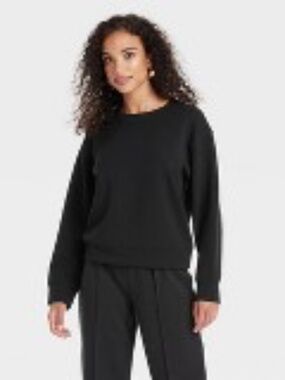 Women's Sandwash Pullover Sweatshirt - A New Day - Size L